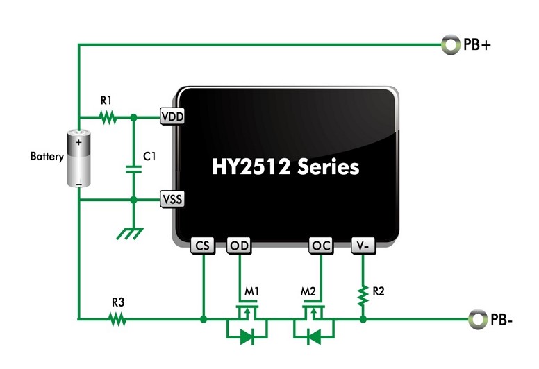 HY2512系列[单节带检测电阻]